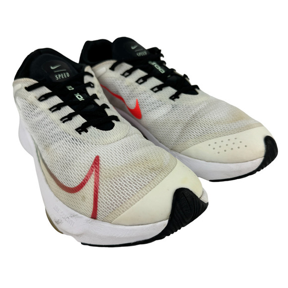 Nike Other - Nike Speed Air Zoom Running Shoes 6.5Y White Black Lace Up Kids Youth CJ2088-100